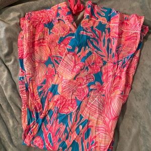 Lilly Pulitzer linen Pajama pants